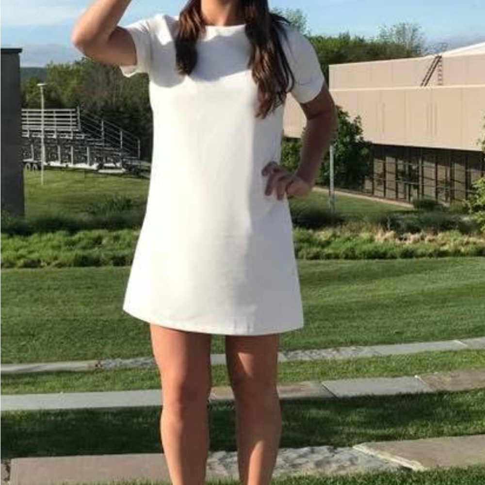 Lulus white short sleeve dress